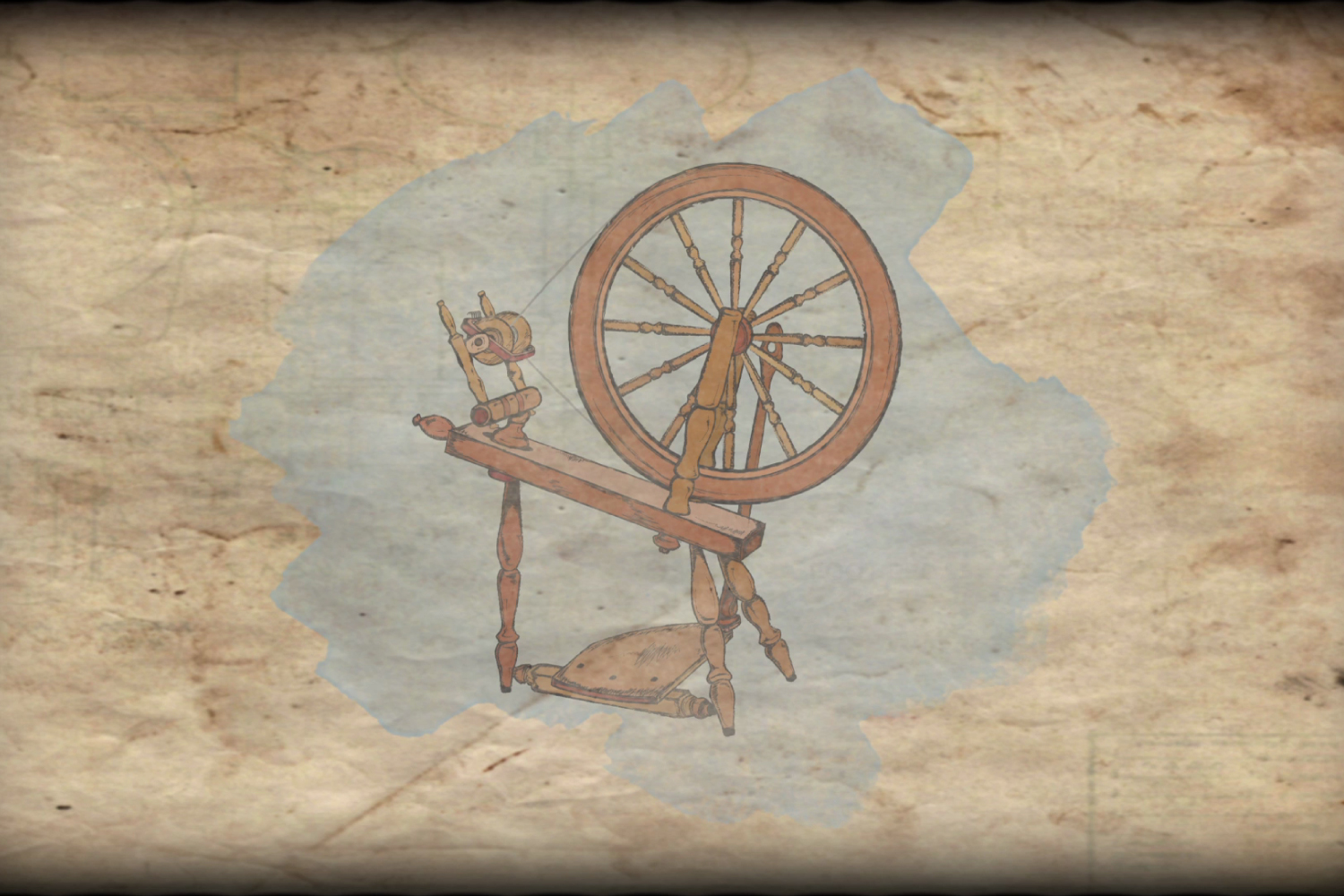 HCA Wool Spinning Wheel #1